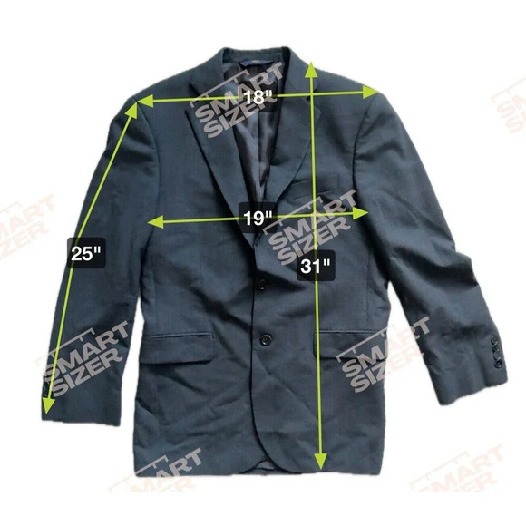 Brooks Brothers Blazer Men 346 Stretch Fit Sport Coat Adult 38R Gray Wool - Picture 2 of 8